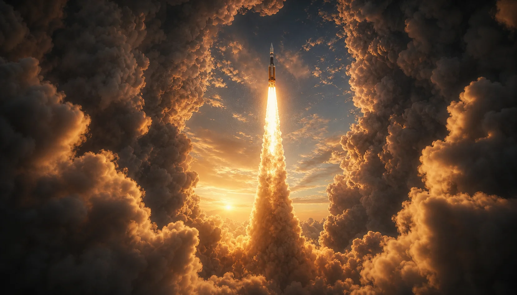 Rocket launch · Generated with Stable Video Diffusion
